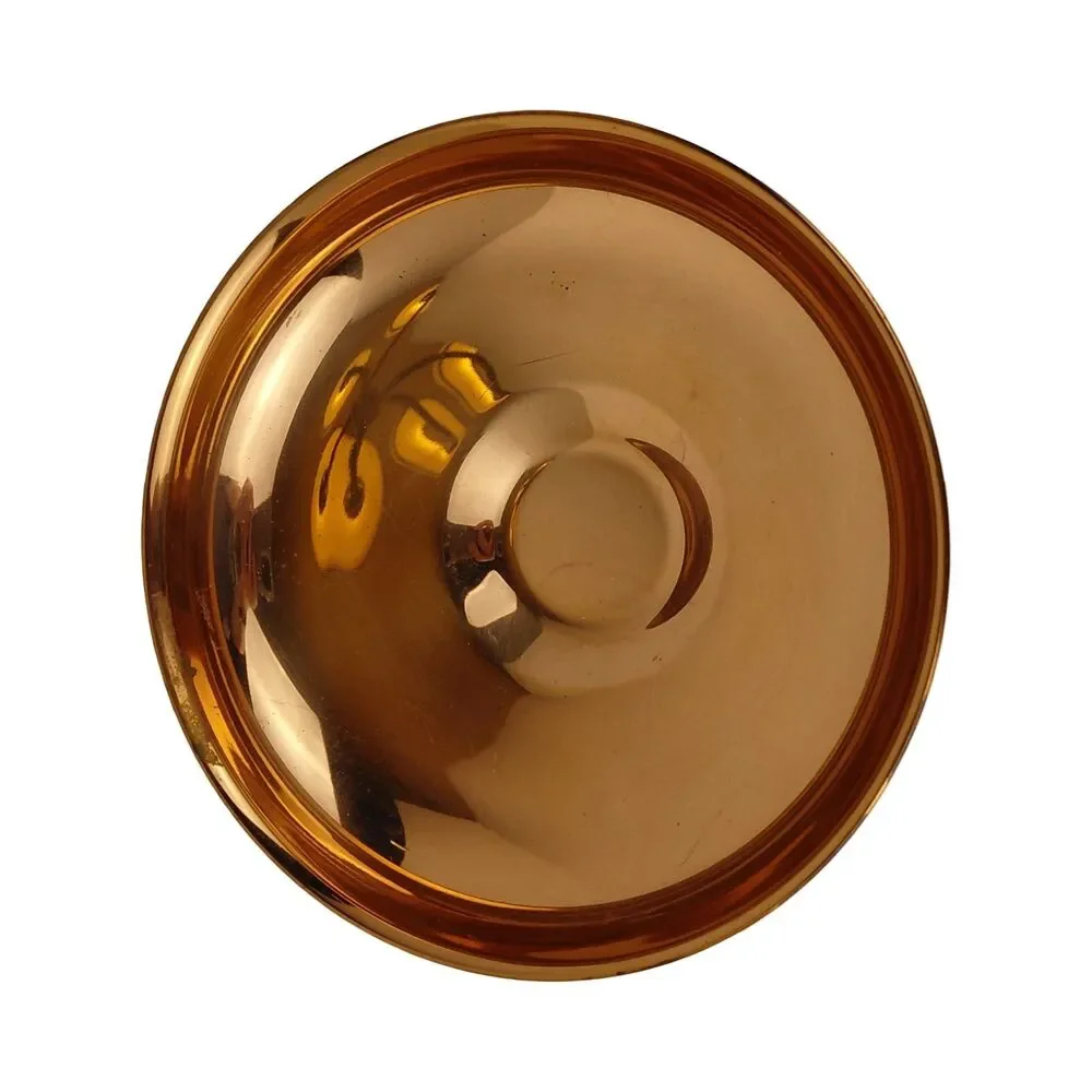Vintage Coppercraft Guild Pedestal Copper Footed Bowl Candy Dish Round 7